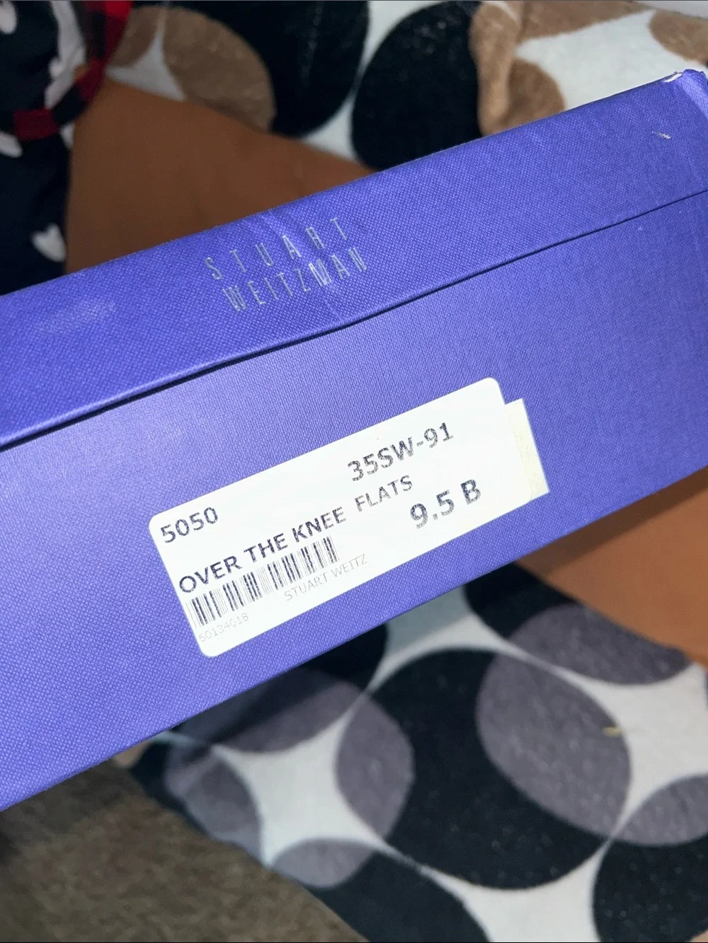 BRAND NEW! Stuart Weitzman Dark Navy Suede Over-the-Knee Boots